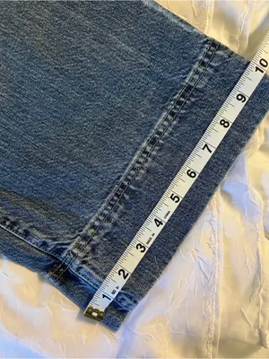 Tommy Hilfiger | wide leg capri jeans, distressed, medium | size 12 thumbnail 15