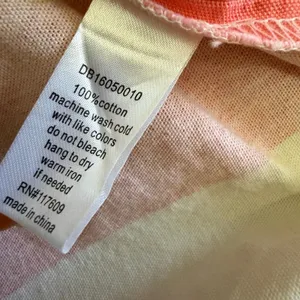 100% Cotton Womens Midi Skirt Size M Pink White Striped Pleated‎ Mod Nautical thumbnail 9