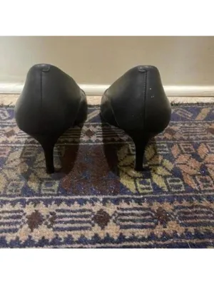 Cole Haan Grand OS Black Pointed Toe Small Stiletto Heels Business Work thumbnail 7