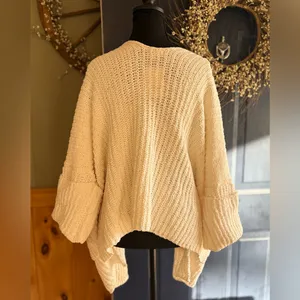 POL Knit Oversized Open-Front Cardigan w/Pockets. Size Small NWT thumbnail 4