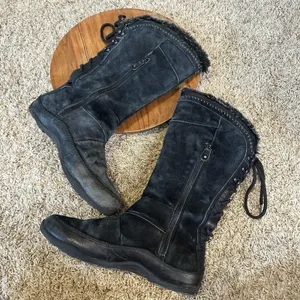 The North Face Janey Black Suede Waterproof Snow Winter Boots Primaloft Womens 8 thumbnail 5
