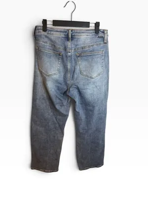 Special A High Waisted Front Panel Seam Baggy Jeans thumbnail 2