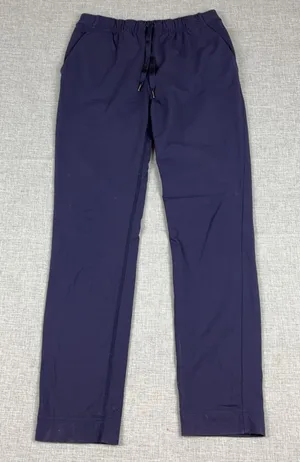 Lululemon Pants Womens 2 Blue Woven Track Jogger Drawstring Pockets Gym Yoga thumbnail 1