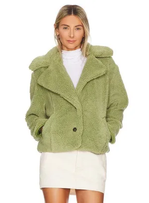 FREE PEOPLE Joplin Cozy Jacket in Sweet Pistachio Size X-Small thumbnail 2