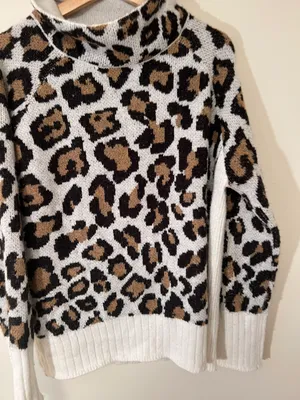 Alison Andrews Leopard Sweater thumbnail 2