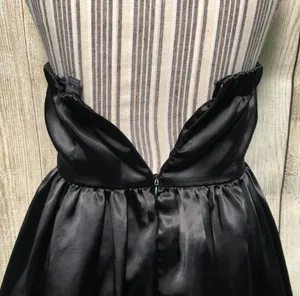 Black Bow Tie Mini Dress Size M thumbnail 6