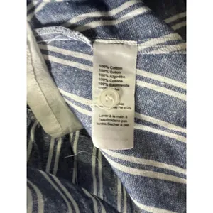 Emerson Fry‎ x Love Tomas Striped Smocked Cotton Maxi Dress Puff Sleeve XS/S thumbnail 6