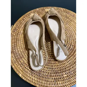J. Jill Tan Suede Knotted Pointed Toe Slingback Flats Women 7 thumbnail 3