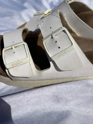 Papillon Papillio by Birkenstock white flex platforms sandals thumbnail 7