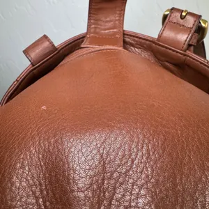 Vintage Coach Soho Buckle Bag 4157 British Tan Brown Leather Tote Shoulder Bag thumbnail 8