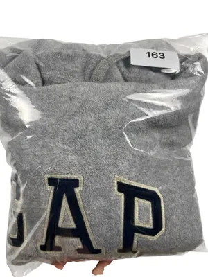 Vintage Grey Gap Hoodie Y2K size M sku 163 thumbnail 13