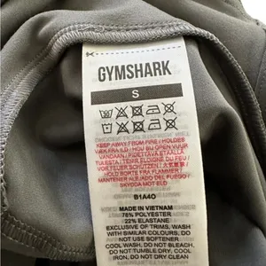 Gymshark Women's High Rise Fit Training Cycling Shorts charcoal gray SMALL thumbnail 3