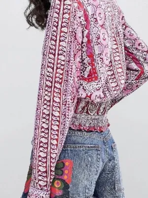 EUC Free People Wild & Free Top Size XS thumbnail 3