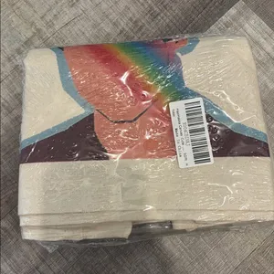 Amazon rainbow harry styles canvas tote bag thumbnail 3