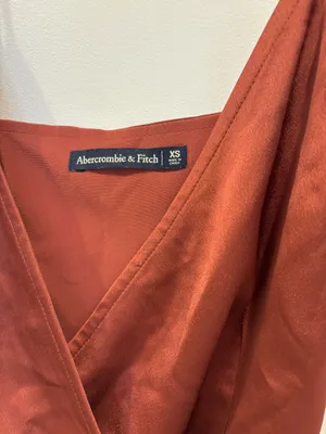 Abercrombie Satin Wrap Dress thumbnail 6