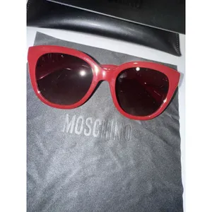 Moschino Women's Sunglasses Red Plastic Cat‎ Eye Full Rim Frame MOS143/S 0C9A HA thumbnail 5