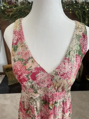 Angie High Low Dress Womens L Pink Festival‎ Brunch Resort Coastal Cruise Beach thumbnail 4