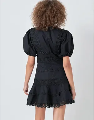 Black Eyelet Dress thumbnail 2