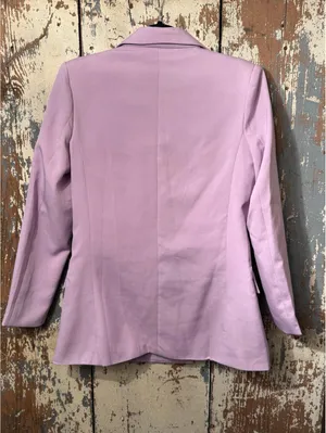 NWOT Lioness The Don Coat Blazer in Lilac, size small thumbnail 5
