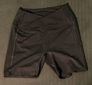 Black Gymshark Crossover Shorts thumbnail 1