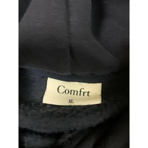 Comfrt Navy Heavyweight Oversized Pullover Hoodie‎ Minimalist Unisex XL thumbnail 3