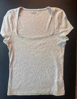 Old Navy grey square neck top thumbnail 3