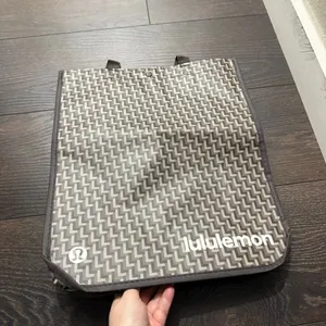Lululemon Brown Patterned Reusable Tote Bag thumbnail 2