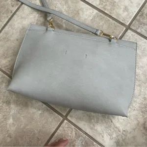 Anthropologie Faux Leather Tassel Crossbody. EUC Snap Closure Purse Satchel‎ thumbnail 3