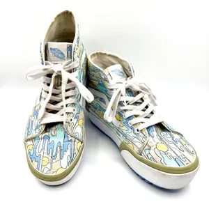 Vans Sk8-Hi Platform UV Ink Sunwaves Canvas Sneaker Size 7 Men's/Women's 8 1/2 thumbnail 1