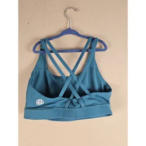 Lululemon Womens Teal Seawheeze Pushing‎ Limits Bra 8 thumbnail 2