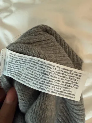 Abercrombie Madeline Wool Crew Sweater Gray thumbnail 5
