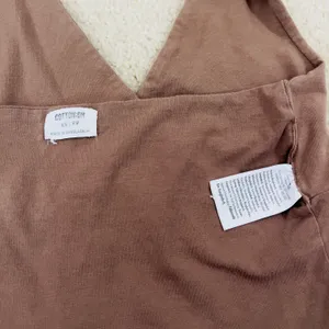 Cotton On Brown Halter Crop Top thumbnail 3