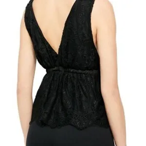 ✨HP✨Free People Chante Lace Black Tank✨ thumbnail 5