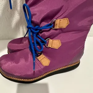 Sorel Damen Retro ‘88 Purple Waterproof Tall Rain Boot Size 5.5 Style NL1708-505 thumbnail 12