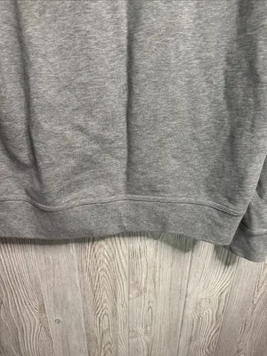 Nike Gray Crewneck Sweatshirt with White Swoosh thumbnail 5