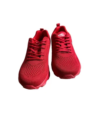 RBX Size 8.0-8.5 Athletic Mesh Running Fashion Sneakers Shoes Red thumbnail 6