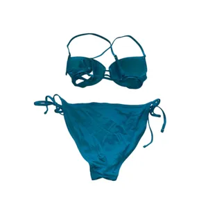 Topshop Teal Tie-Side Bikini Set thumbnail 3