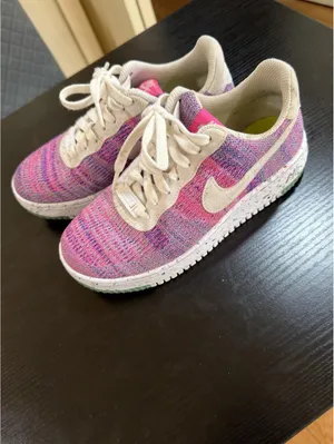 Size US 6.5 Women’s Nike Air Force 1 Crater Flyknit Fuchsia Glow Pink thumbnail 11