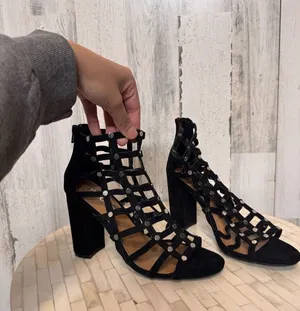 Report Women's Wesley Caged Sandals Black Size 7.5 Black thumbnail 1