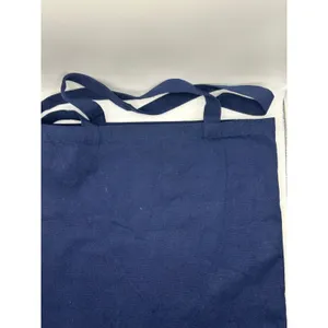 Columbus Blue Jackets NHL Canvas Tote Bag Navy Blue Hockey‎ Fan Reusable Shopper thumbnail 3