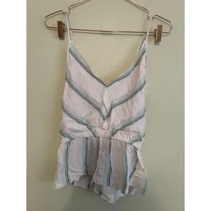FREE PEOPLE Size S‎ Psychedelic Summer Tank Top Pink Ivory Combo thumbnail 9