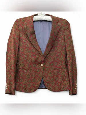 Vintage Mid 1980’s Schriver’s Corbin LTD Women’s Paisley Blazer Jacket Size S thumbnail 12