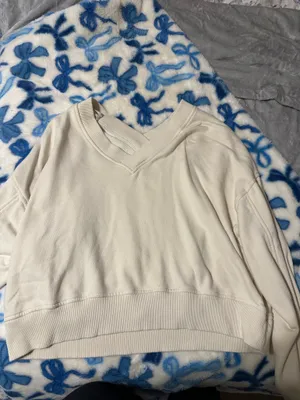 Aerie V-Neck Sweatshirt thumbnail 2