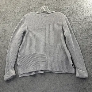 Habitat Clothes To Live In Roll Neck Knit Sweater Gray Lagenlook Women's Medium‎ thumbnail 3