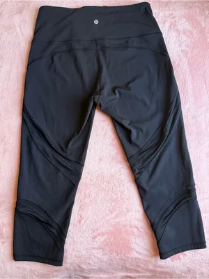Lululemon Wunder Under High-Rise Crop 21" *Mesh thumbnail 4