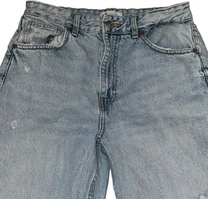ZARA Distressed High Rise Wide Leg Jeans thumbnail 2