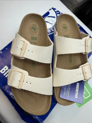 Birkenstock Arizona Vegan Textile Sandals Size 40 EU/10 US thumbnail 6