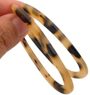 Women's Trendy Fashion Jewelry Accessories Acrylic Statement Bold Hook Earrings thumbnail 1