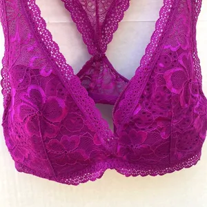 Urban Outfitters out from under Womens size medium bright pink lace bralette thumbnail 4