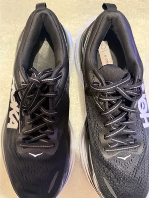 Hoka Bondi 8 Athletic Shoes Black & White US 7.5 B thumbnail 9